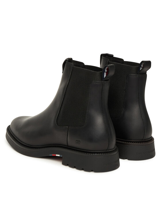 Tommy Hilfiger Tommy Hilfiger Bokacsizma Comfort Lwt FM0FM05591 Fekete