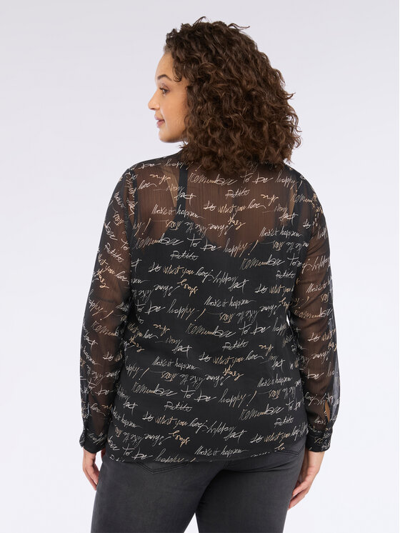 Fiorella Rubino Fiorella Rubino Camicia 5006T001404N0Z3 Nero Regular Fit