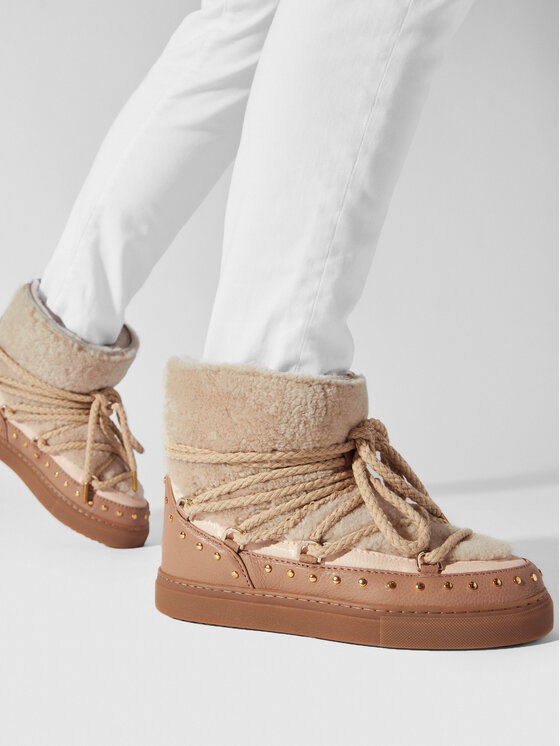Inuikii Inuikii Schneeschuhe Curly Rock 75102-076 Beige