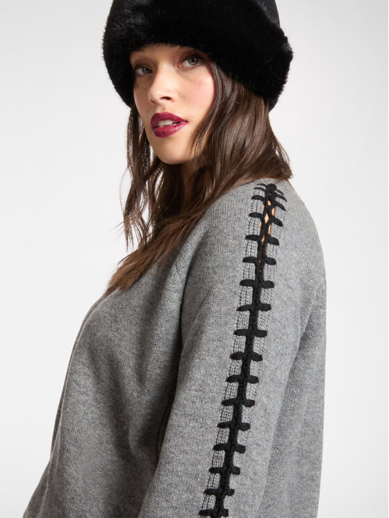 Elena Mirò Elena Mirò Maglione M434Z000562N013 Grigio Regular Fit