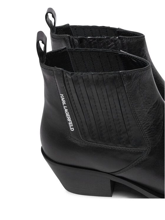 KARL LAGERFELD KARL LAGERFELD Botine KL33244 Negru