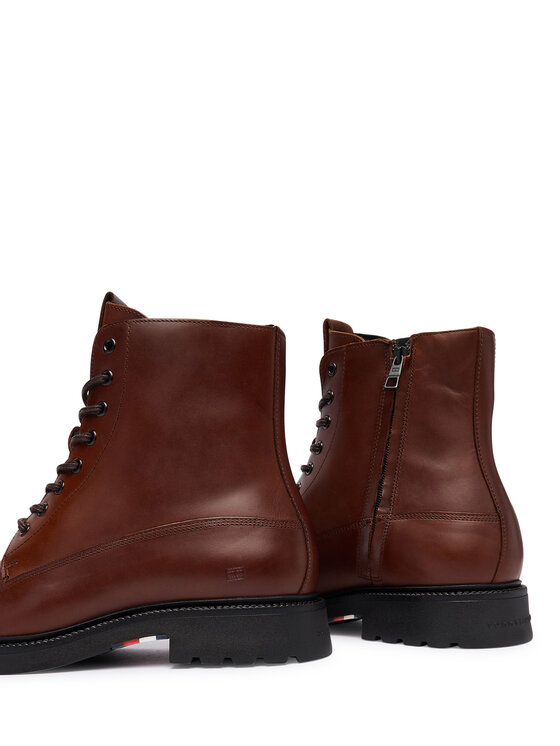 Tommy Hilfiger Tommy Hilfiger Kozačky Comfort Lwt FM0FM05593 Hnědá