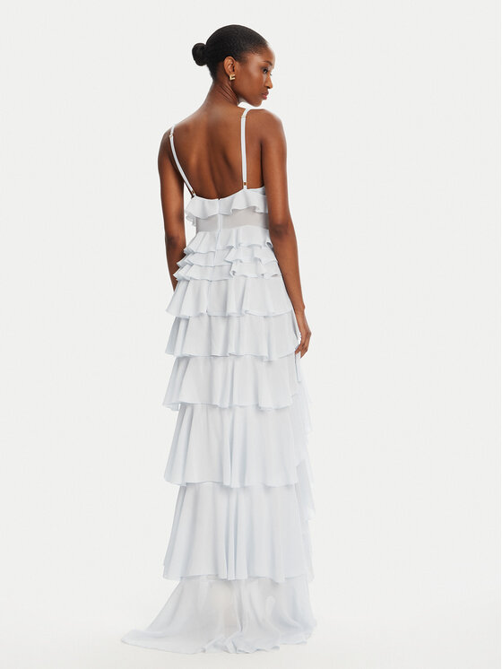 Elisabetta Franchi Elisabetta Franchi Sukienka koktajlowa AB-R42-52E2-V680 Biały Regular Fit