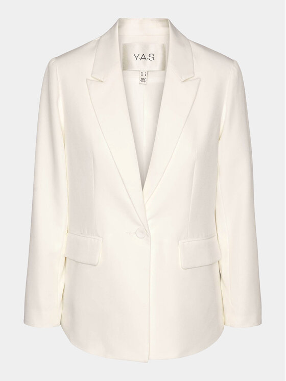 YAS YAS Bleizers 26028353 Balts Regular Fit