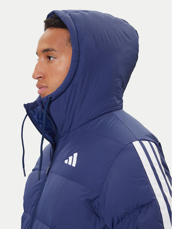 adidas adidas Geacă din puf Essentials Climawarm 3-Stripes JX7799 Bleumarin Regular Fit