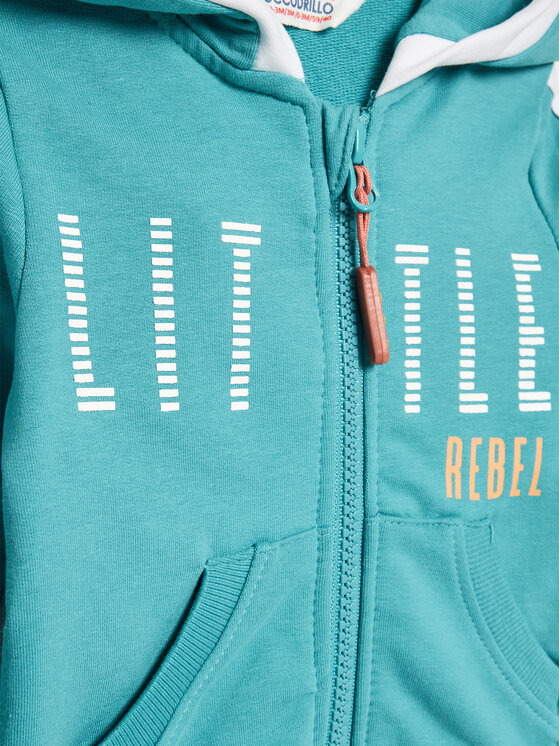 Coccodrillo Coccodrillo Світшот WC2132401HUG Бірюзовий Regular Fit