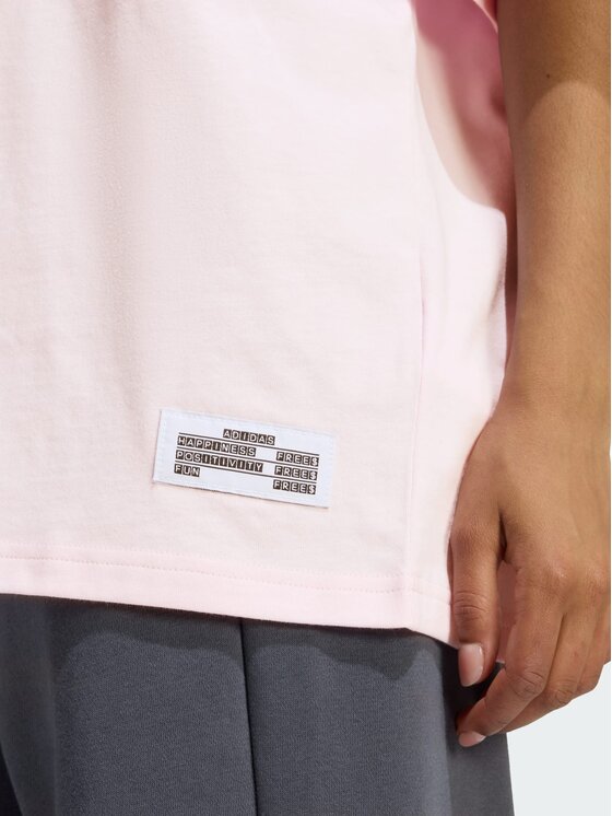 adidas adidas T-Shirt 158838 Różowy Oversize