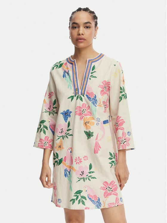 LOLA CASADEMUNT LOLA CASADEMUNT Letní šaty LS2616036 Barevná Relaxed Fit
