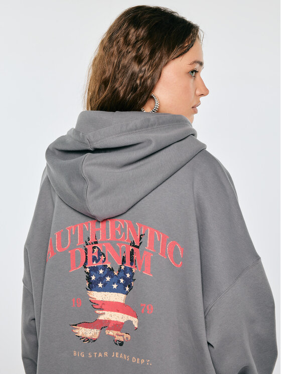 BIG STAR BIG STAR Bluza JENA Szary Oversize