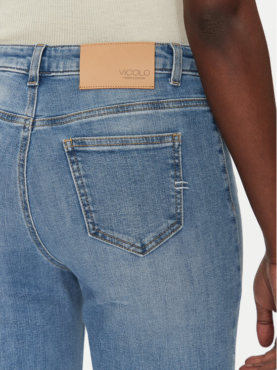 ViCOLO ViCOLO Traperice DD5079 Plava Regular Fit