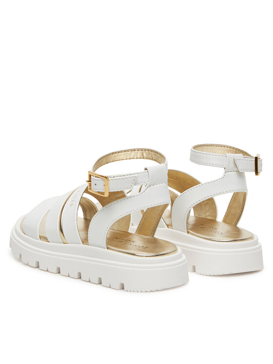 Tommy Hilfiger Tommy Hilfiger Sandały Sandal T4A2-33798-0371 M Biały