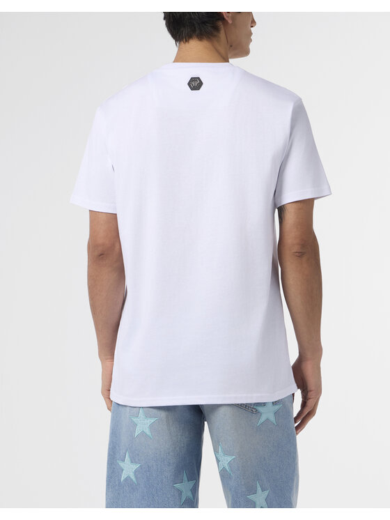 PHILIPP PLEIN PHILIPP PLEIN T-Shirt 29887 Biały Regular Fit
