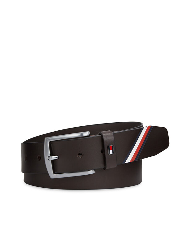 Tommy Hilfiger Tommy Hilfiger Pasek Męski Denton 3.5 Corporate AM0AM11467 Brązowy