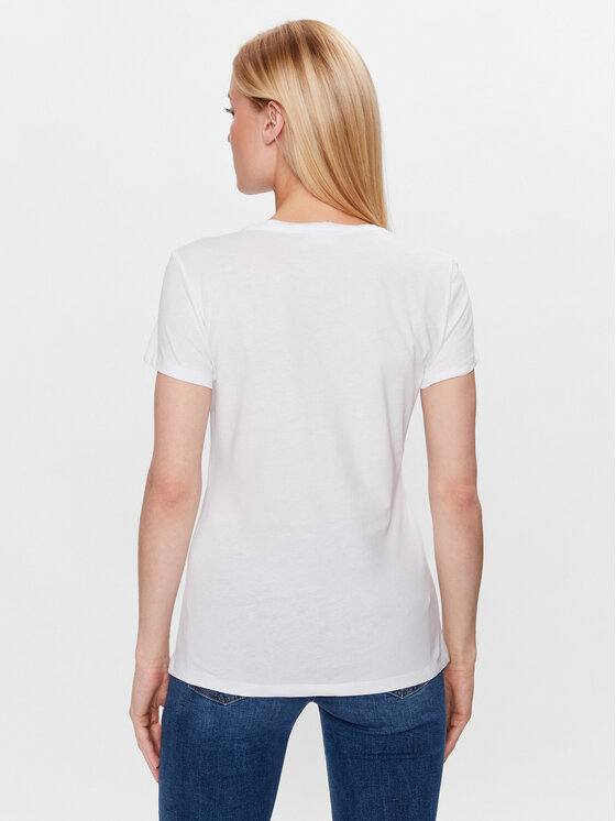 Liu Jo Liu Jo T-krekls WF3085 J6308 Balts Regular Fit