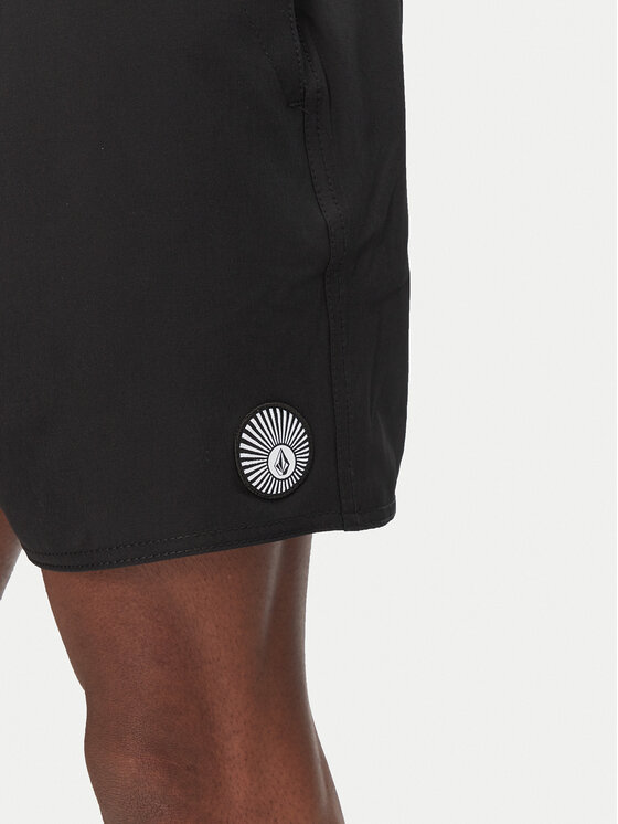 Volcom Volcom Plavecké šortky Lido A2512503 Čierna Regular Fit