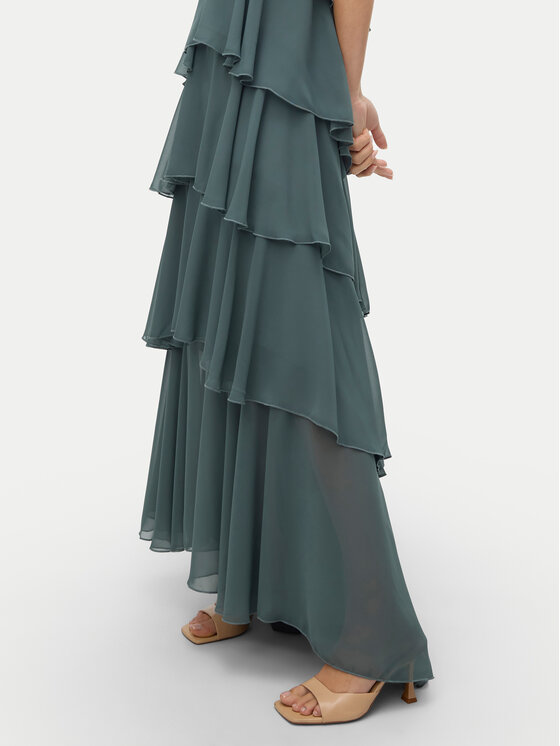 Vero Moda Vero Moda Estélyi ruha Felicia 10295237 Zöld Slim Fit