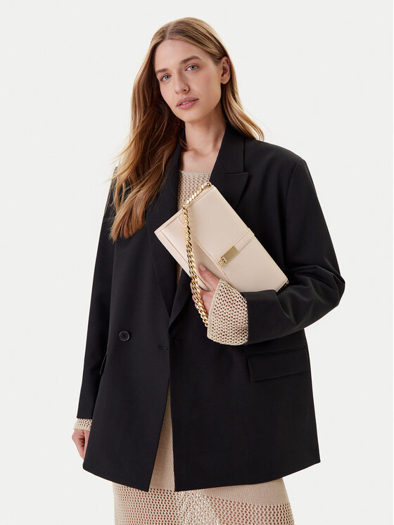 Tommy Hilfiger Tommy Hilfiger Handtasche Th Heritage Conv Crossover Chain AW0AW17223 Écru