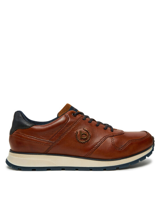 Bugatti Herren Schnürschuh Simone Comfort – Freizeitschuhe, Cognac, Größe 47, Bequem & Stylisch
