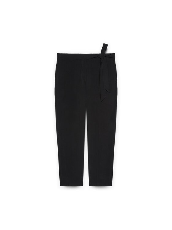 Fiorella Rubino Fiorella Rubino Spodnie materiałowe P137T004840N033 Czarny Regular Fit