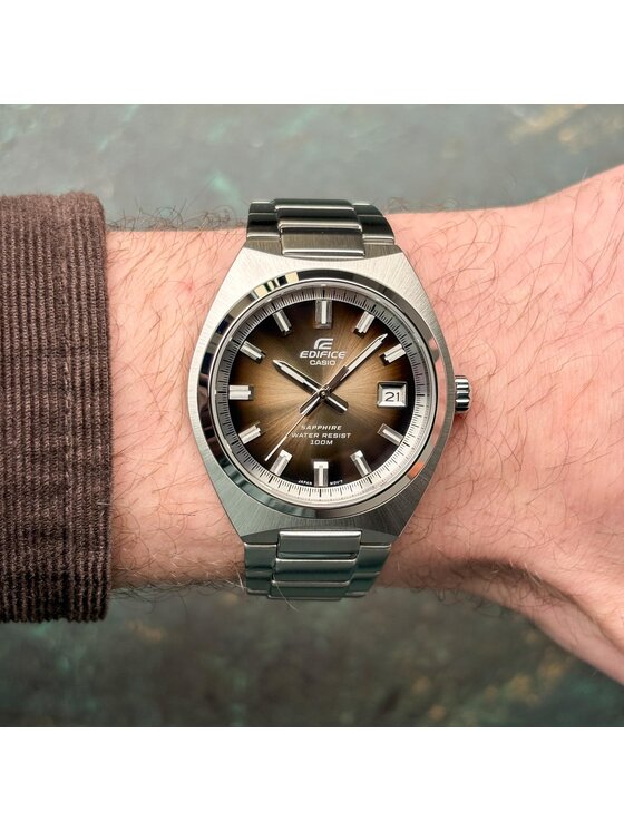 Casio Casio Zegarek EFB-109D-5AVEF Srebrny
