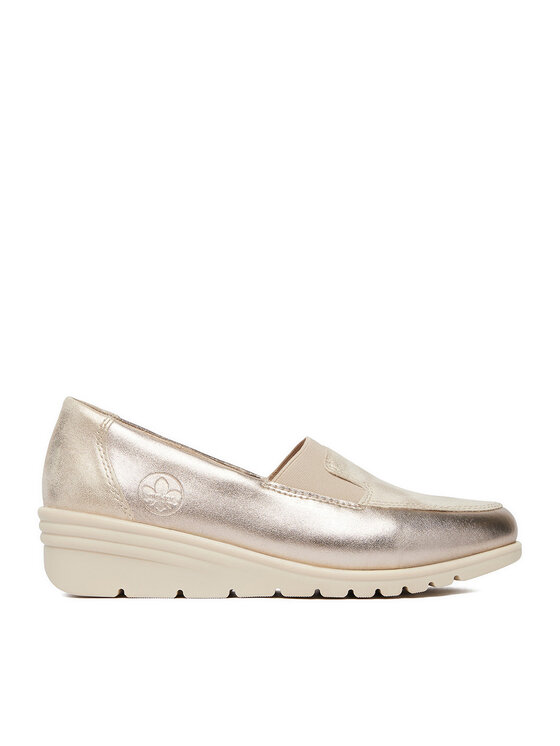 Rieker Rieker Halbschuhe L5351-60 Goldfarben