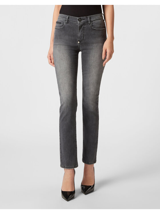 PHILIPP PLEIN PHILIPP PLEIN Jeansy 1139 Szary Regular Fit