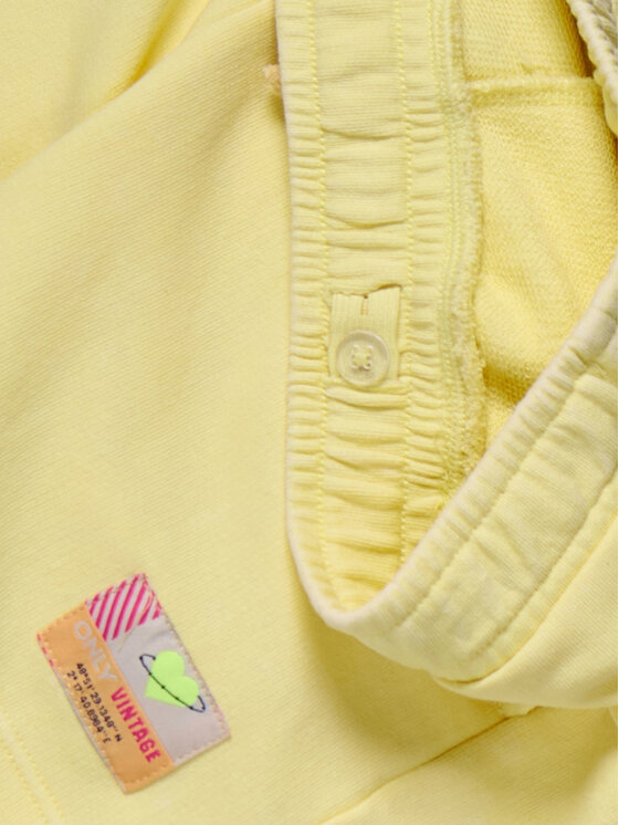 Kids ONLY Kids ONLY Szorty sportowe Minna 15347958 Żółty Regular Fit