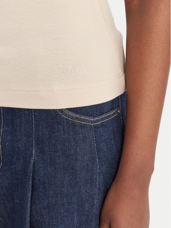 Guess Guess Блузка W6RP16 KD012 Бежевий Regular Fit
