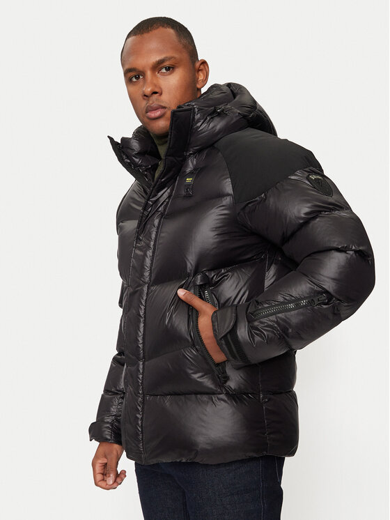 Blauer Kurtka zimowa 24WBLUC02234 Czarny Regular Fit