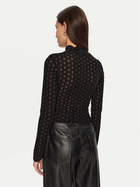 HUGO Hugo Bluza Dasori 50524057 Črna Slim Fit