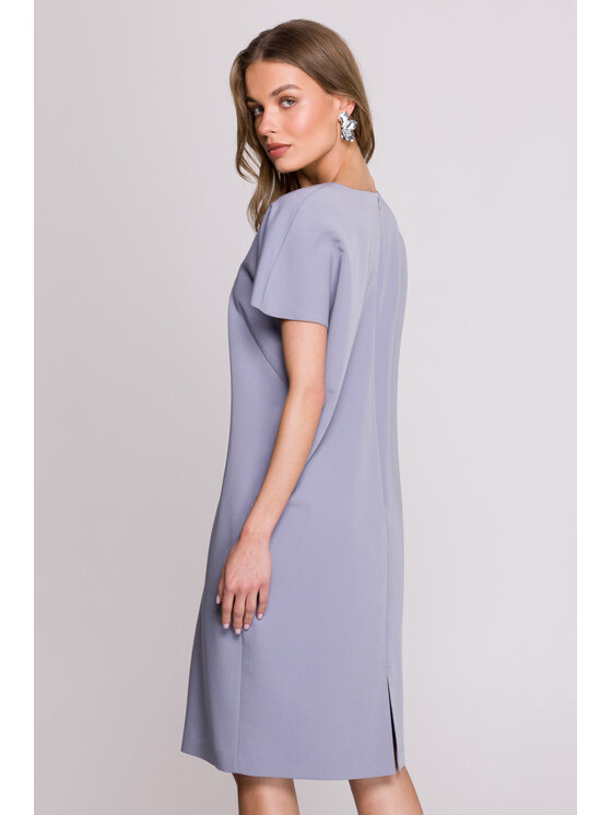 Stylove Stylove Letní šaty S392 Šedá Premium Fit