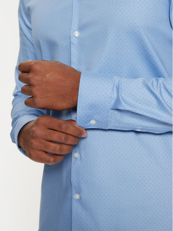 Calvin Klein Calvin Klein Košeľa K10K112946 Modrá Slim Fit