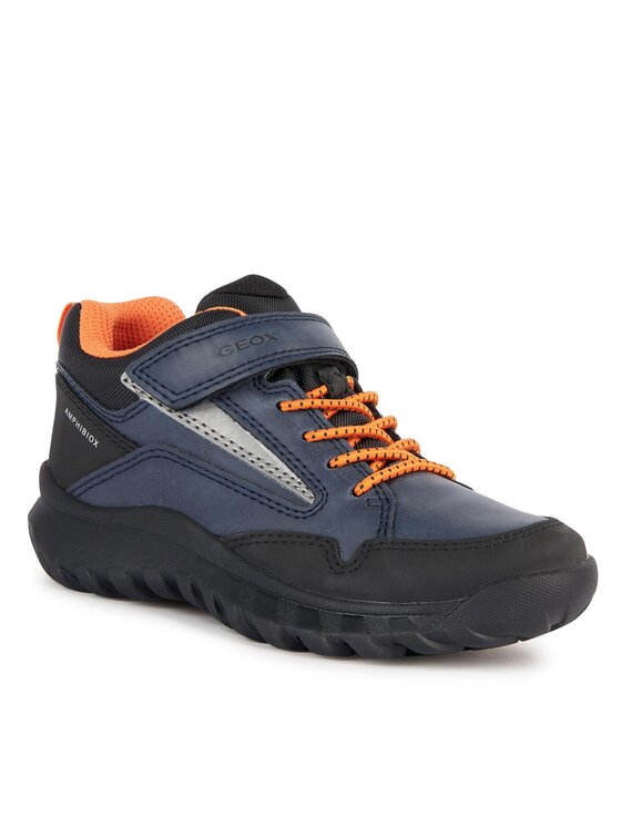 Geox Geox Poltopánky J Simbyos Boy B Abx J36L0C 0MEFU C0659 S Tmavomodrá