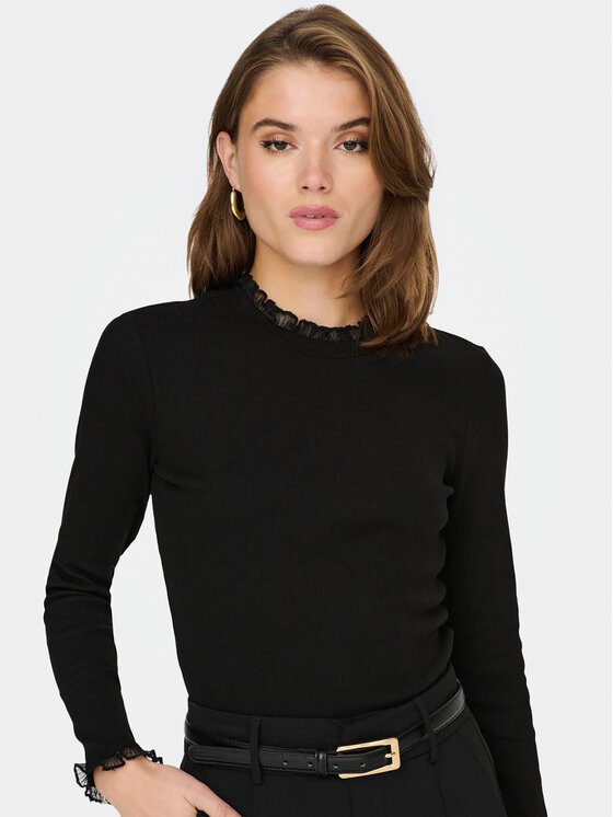 ONLY ONLY Блузка Leslie 15277888 Чорний Regular Fit