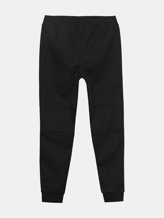 4F 4F Παντελόνι φόρμας 4FJWSS24TTROM588 Μαύρο Regular Fit