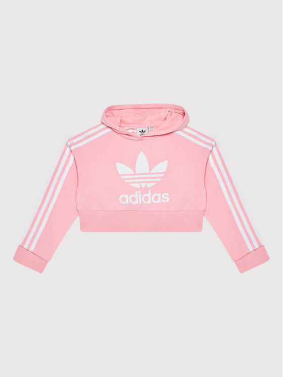 adidas adidas Pulóver adicolor Cropped HD2008 Rózsaszín Loose Fit