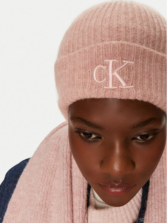Calvin Klein Calvin Klein Σκούφος Thick Embroidery K60K612321 Ροζ