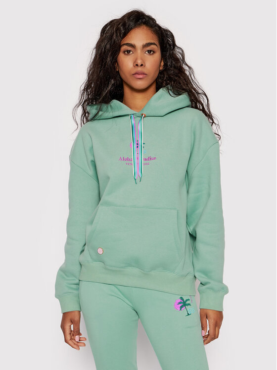 Felpa Aurena Verde Regular Fit