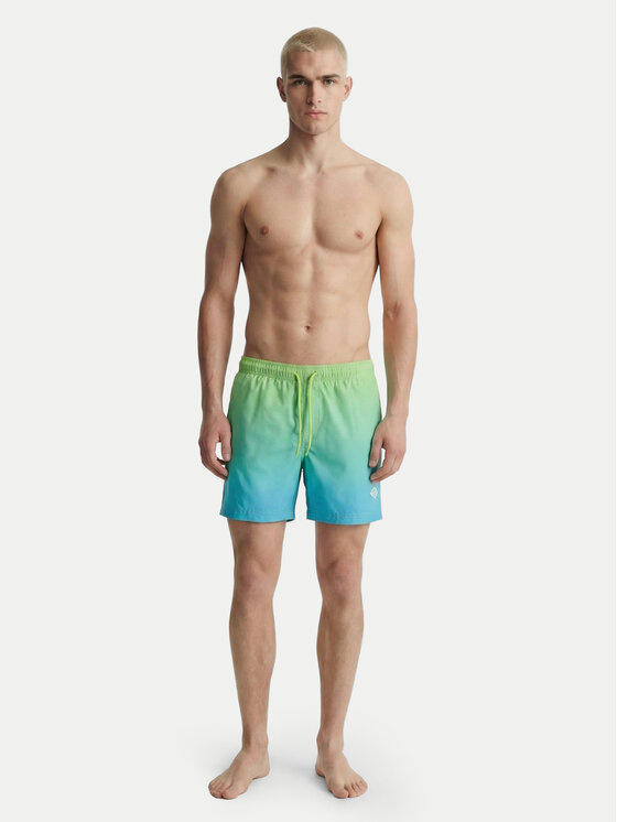 Jack & Jones Jack & Jones Szorty kąpielowe Maui Horizon 12291438 Zielony Regular Fit