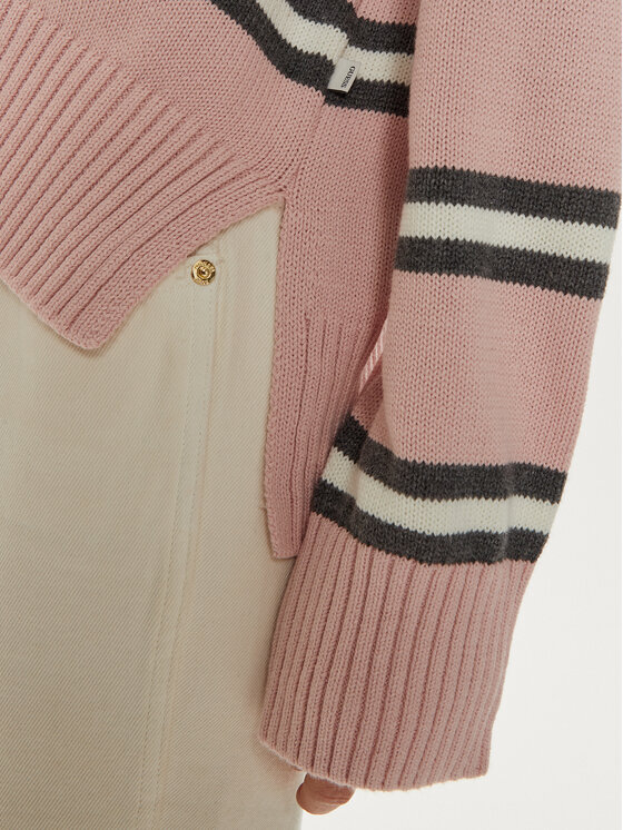 Guess Jeans Guess Jeans Džemper W4BR09 Z3HM1 Ružičasta Regular Fit