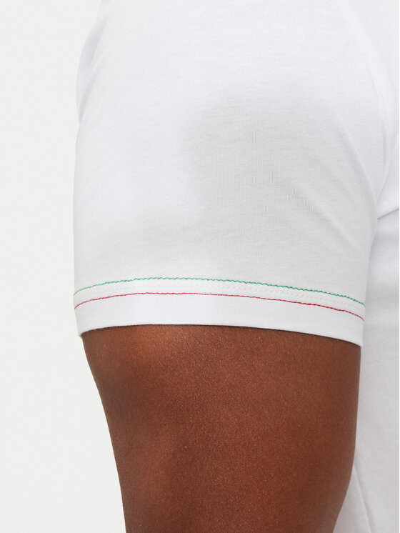 Aeronautica Militare Aeronautica Militare Tricou AM1UTI004 Alb Slim Fit