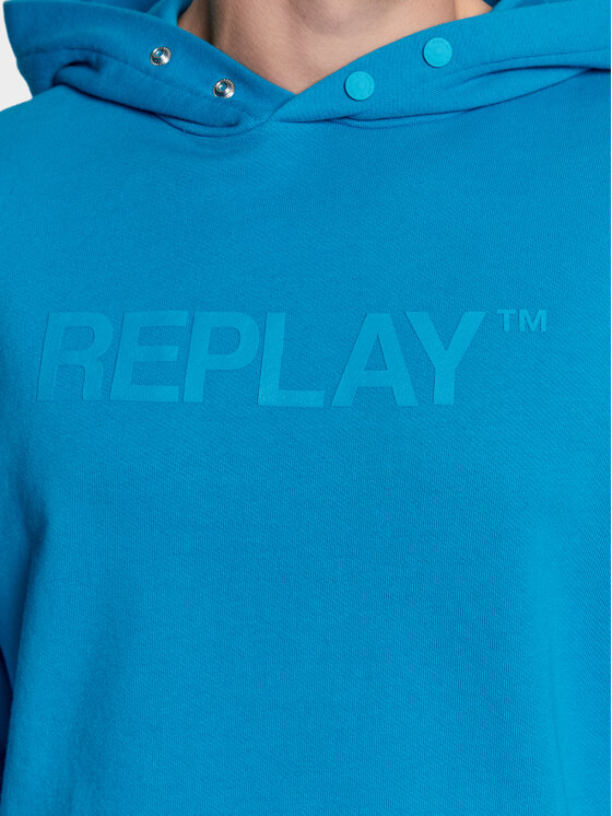 REPLAY Replay Pulóver M6265A.000.23358P Kék Regular Fit