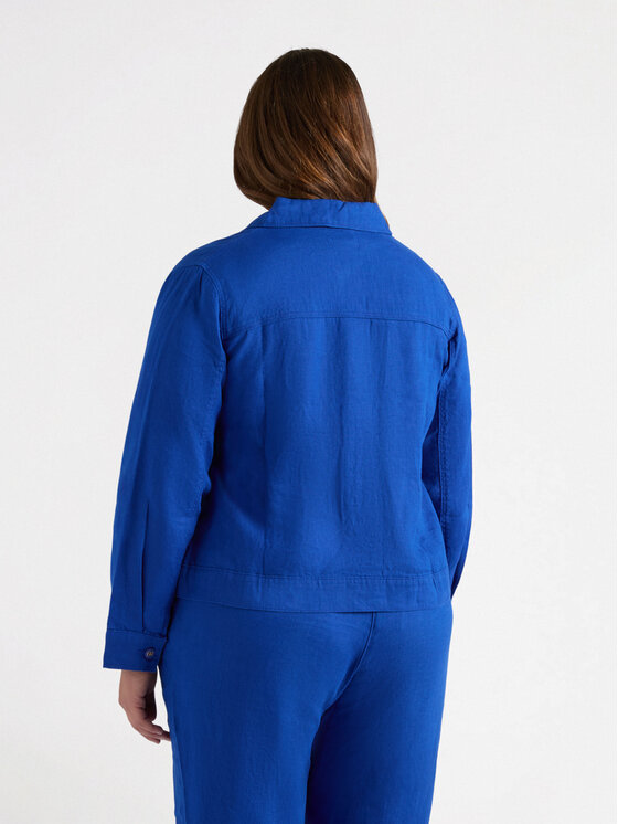 Fiorella Rubino Fiorella Rubino Koszula 5060T001293N024 Turkusowy Boxy Fit