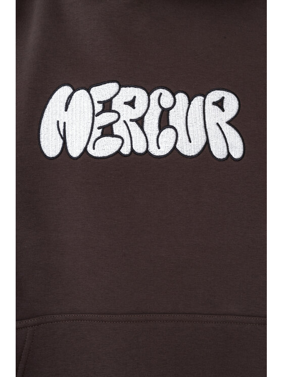 Mercur Mercur Bluza Mural Brązowy Comfort Fit