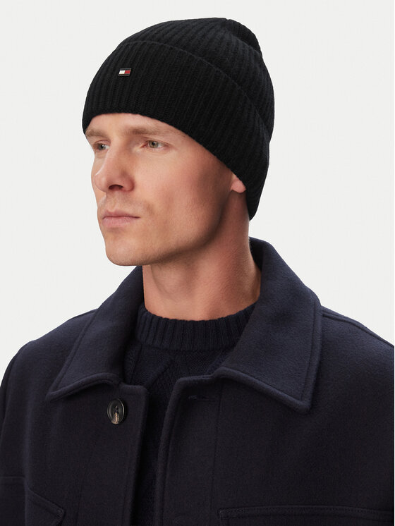 Tommy Hilfiger Tommy Hilfiger Czapka Th Flag AM0AM14535 Czarny