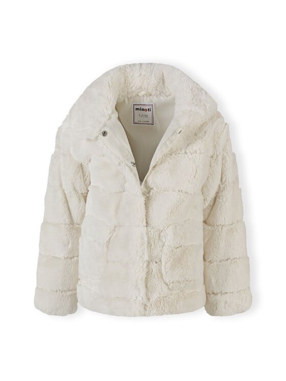 MINOTI MINOTI Kurtka zimowa 20fur41 Biały Regular Fit