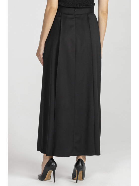 Deni Cler Milano Deni Cler Milano Spódnica maxi W-DC-7061-E5-K3-90-1 Czarny A-Line Fit