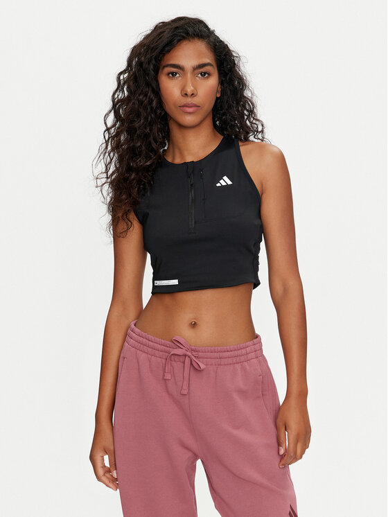 adidas Funkčné tričko Ultimate IT3458 Čierna Slim Fit