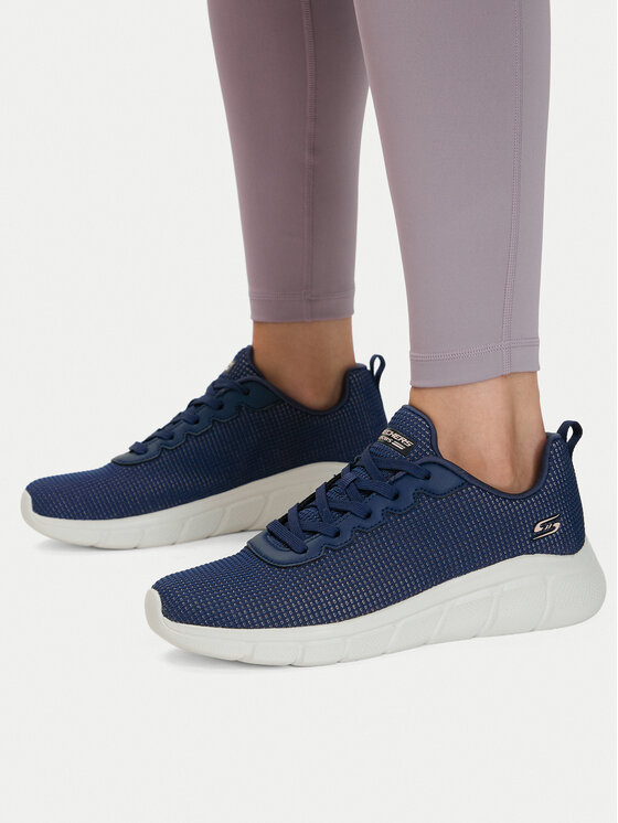 Skechers Skechers Sneakersy Bobs B Flex-Visionary Essence 117346/NVY Granatowy