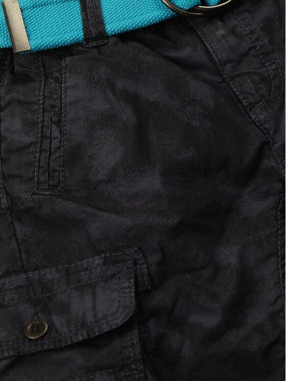Kanz Kanz Szorty materiałowe 1434485-1960 Szary Basic Fit